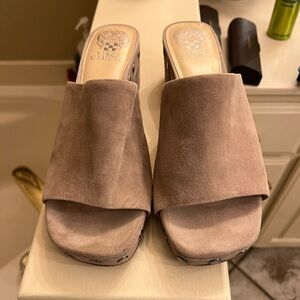 Slip on suede shoes